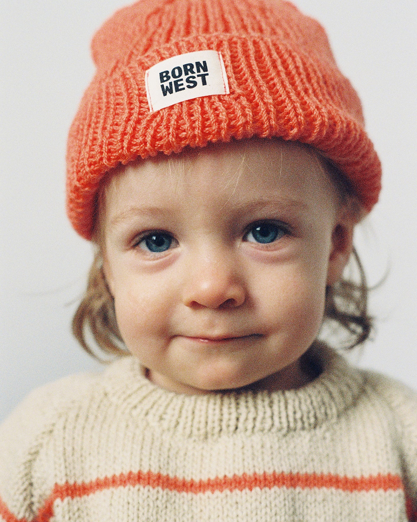 Born West - Hand Knitted Beanie - Apricot