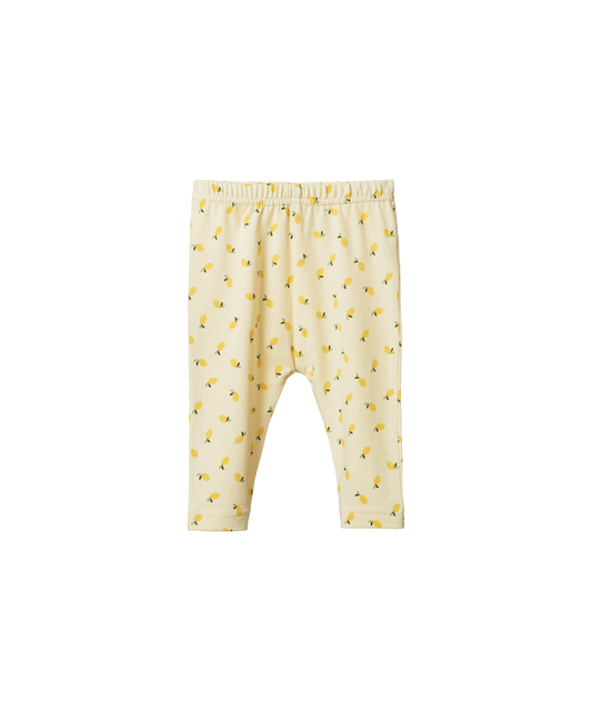 Nature Baby - Leggings - Petite Lemon Cream Print