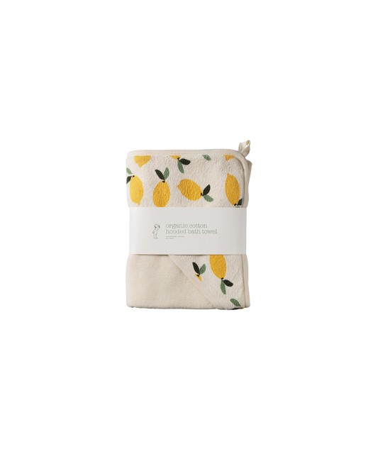 Nature Baby - Hooded Towel - Lemon