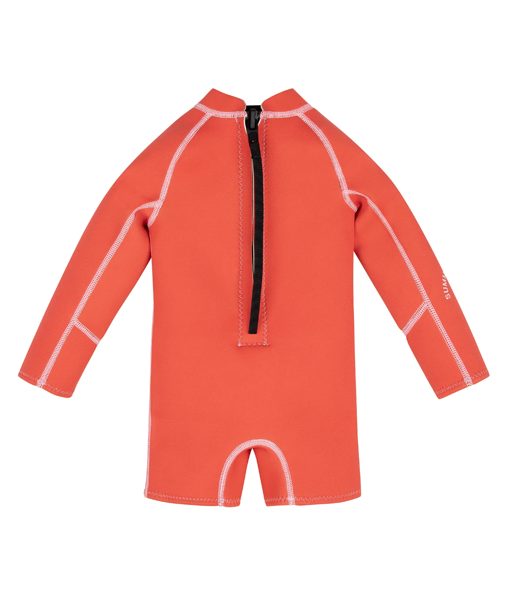 Summer Sun - Springsuit Wetsuit - Tomato/Powder Pink