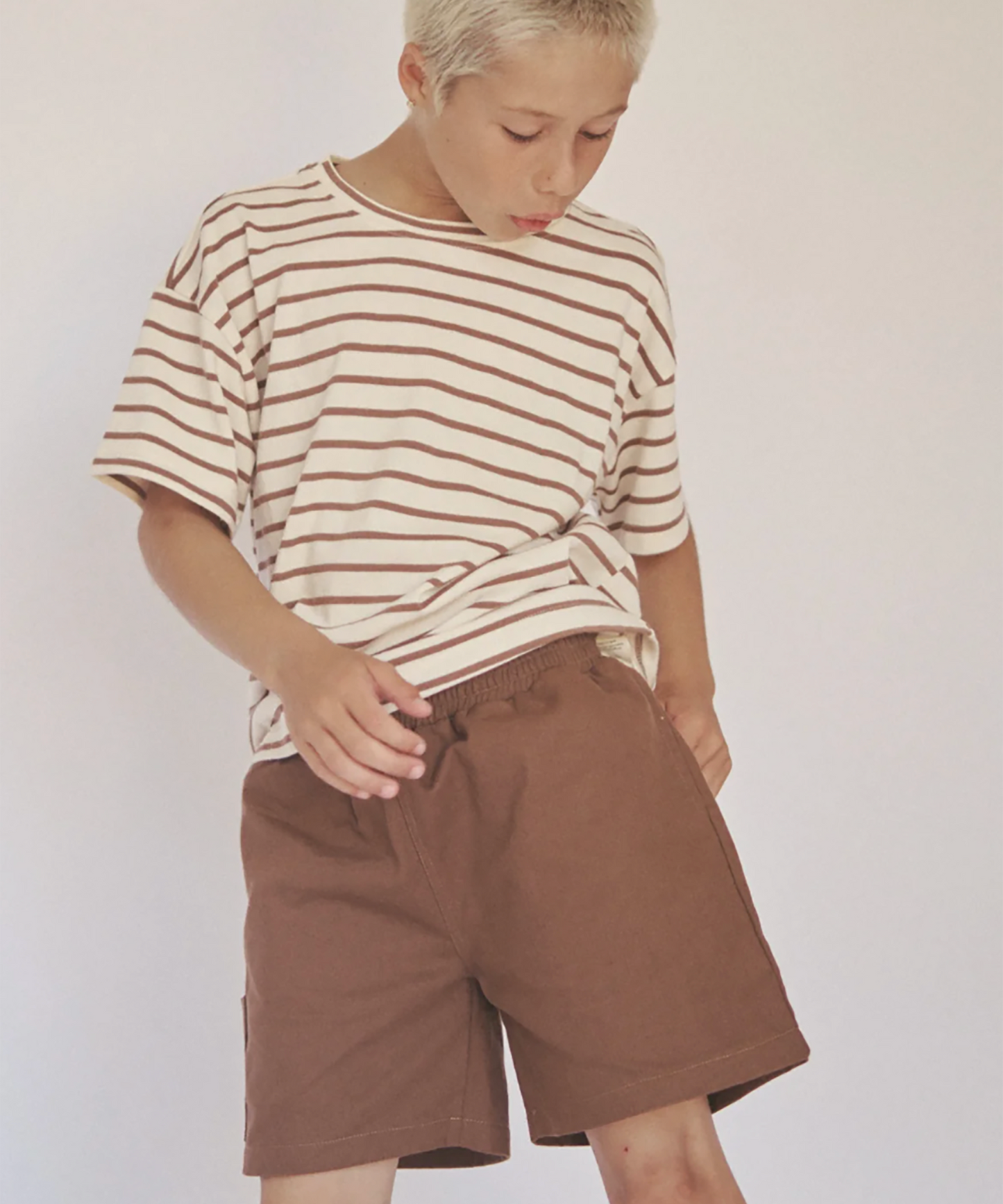 Little the Label - The Tei Shorts - Espresso