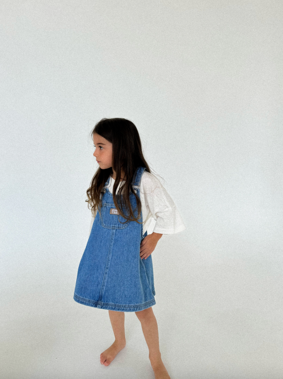 Twin Collective - Patti Pinafore Dress - Island Blue