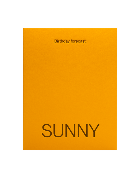 Short Talk - Birthday Forecast: SUNNY