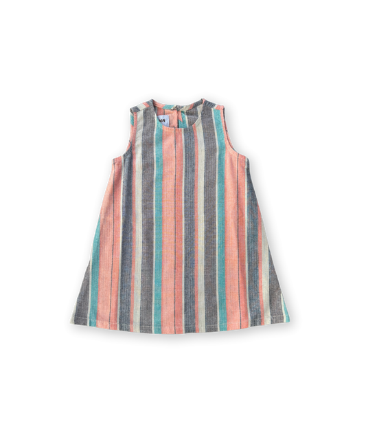 Grown - Summer Stripe Shift Cotton Dress