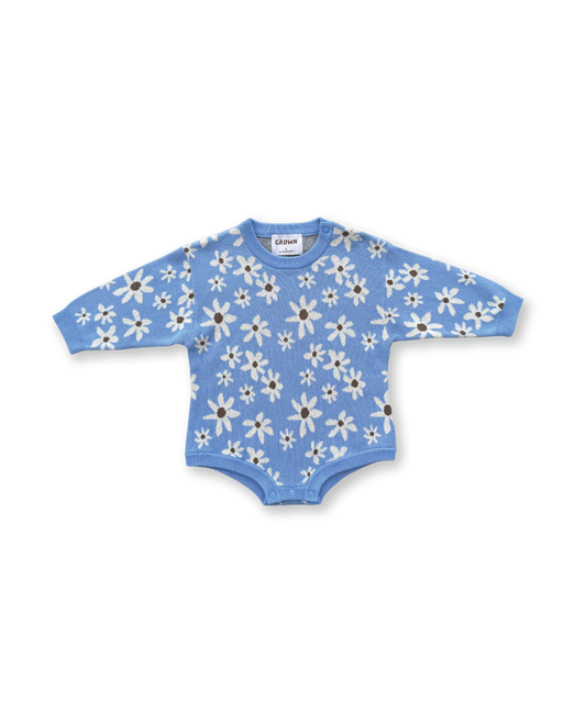 Grown - Wild Flower Romper - Sky