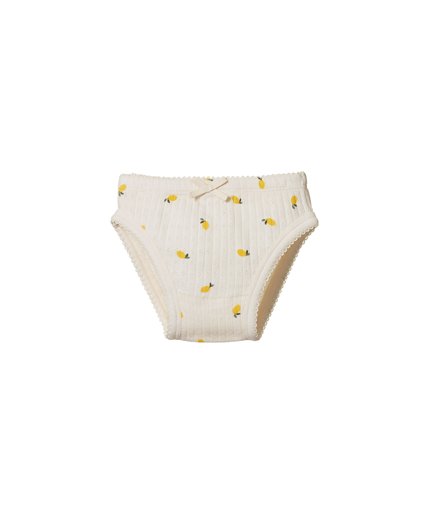 Nature Baby - Pointelle Knickers - Lemon