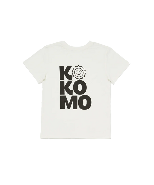 Kokomo - Happy Days Tee - White & Black