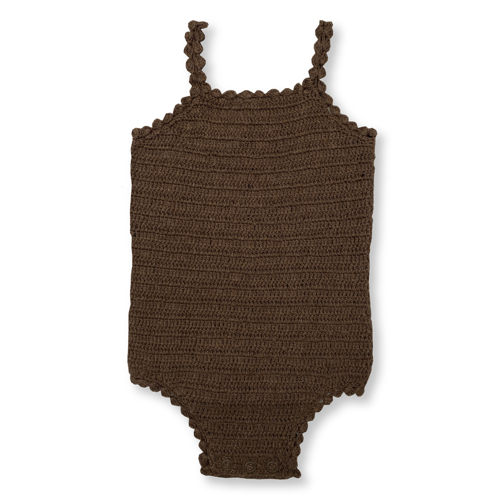 Grown - Hand Crochet Bodysuit- Mud