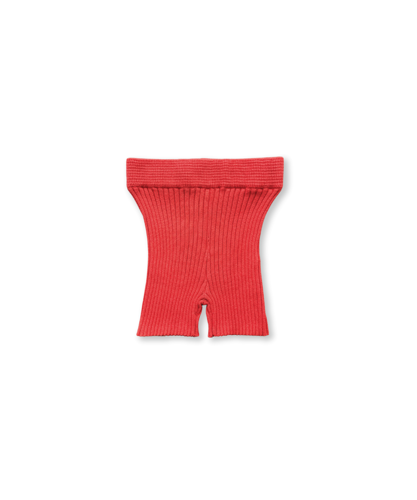 Grown - Ribbed Bike Shorts - Port Red