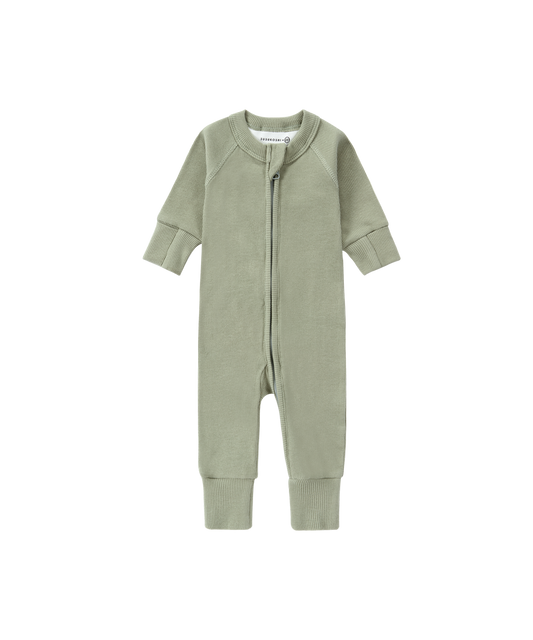 Susukoshi - Zip Growsuit - Sage