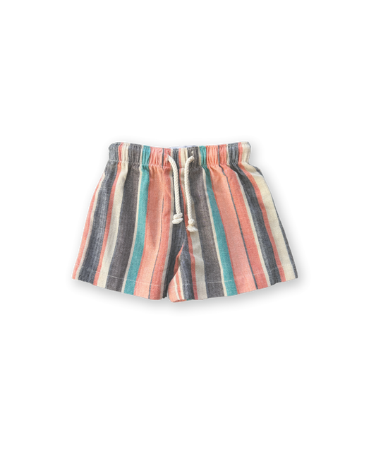 Grown - Summer Stripe Cotton Short