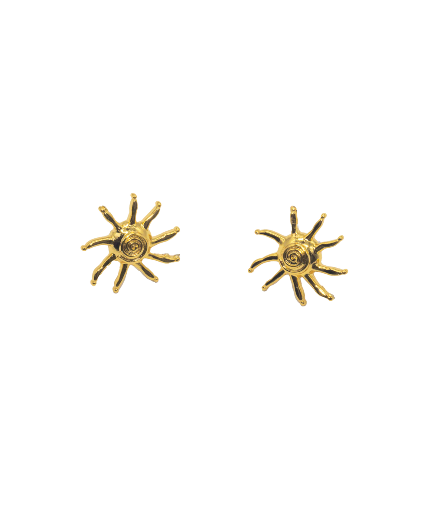 Briwok - Tangalooma Sun Stud Earrings - Gold