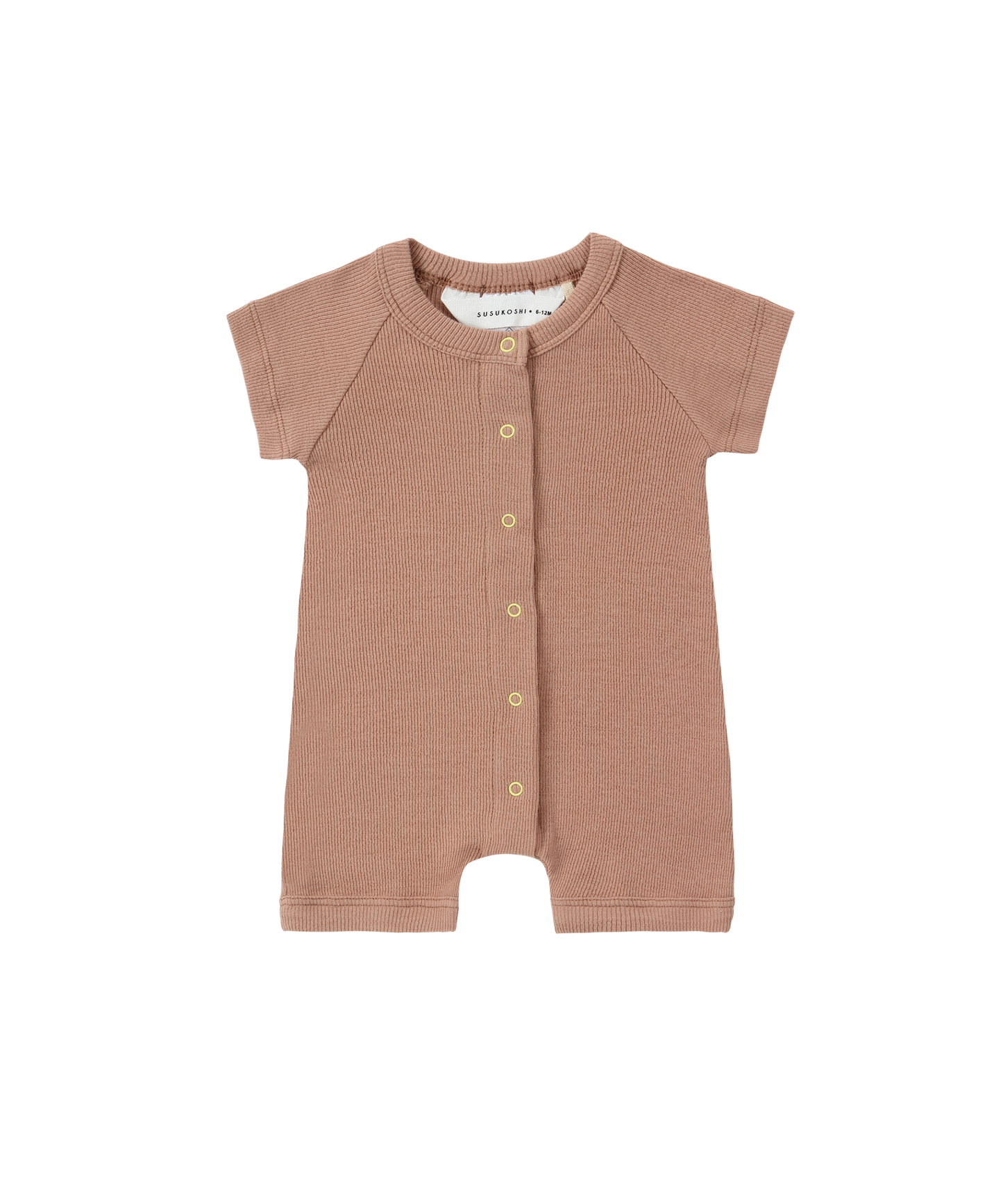 Susukoshi - Snap Romper - Terracotta