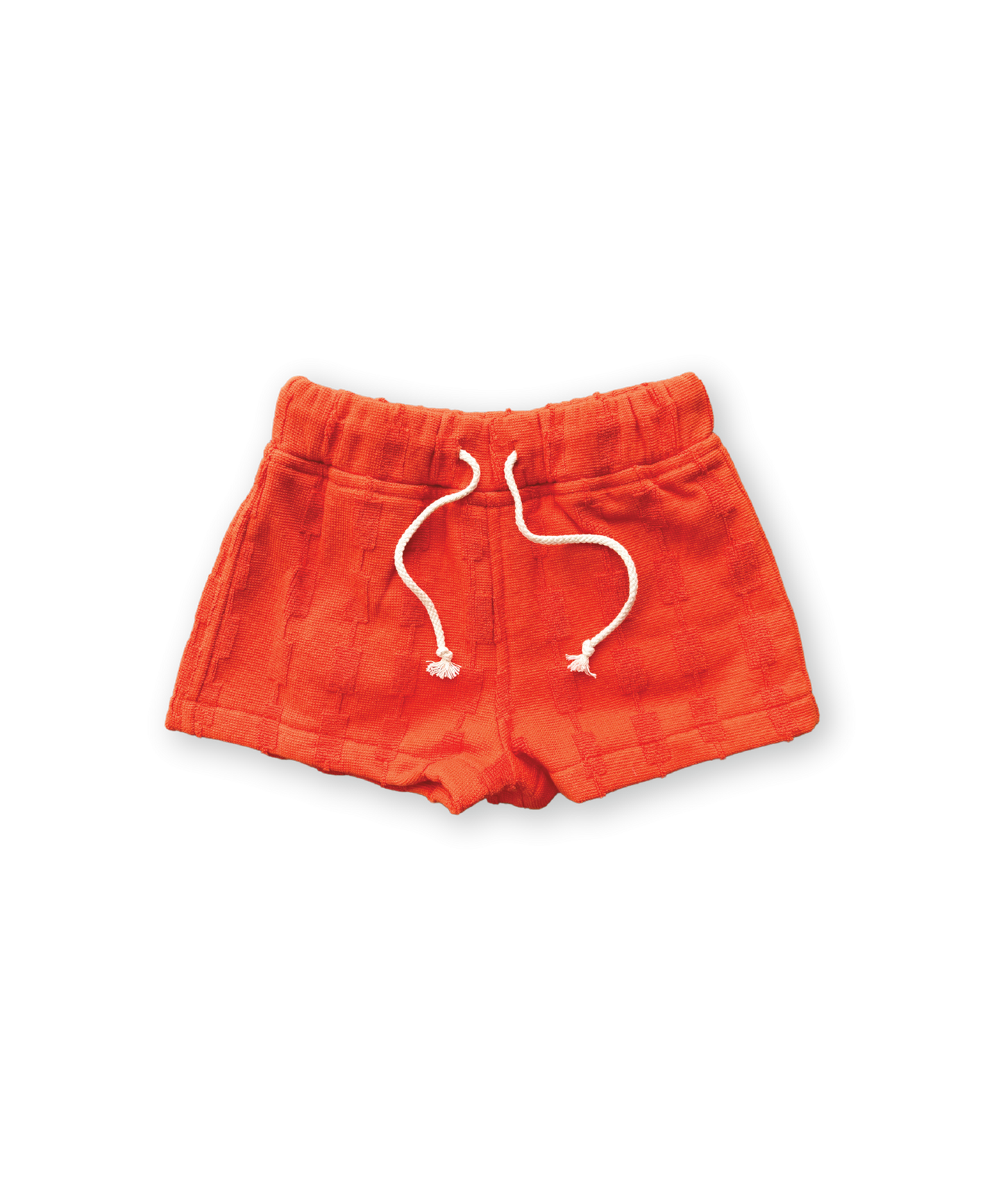 Grown - Terry Shorts - Blocks Rosso