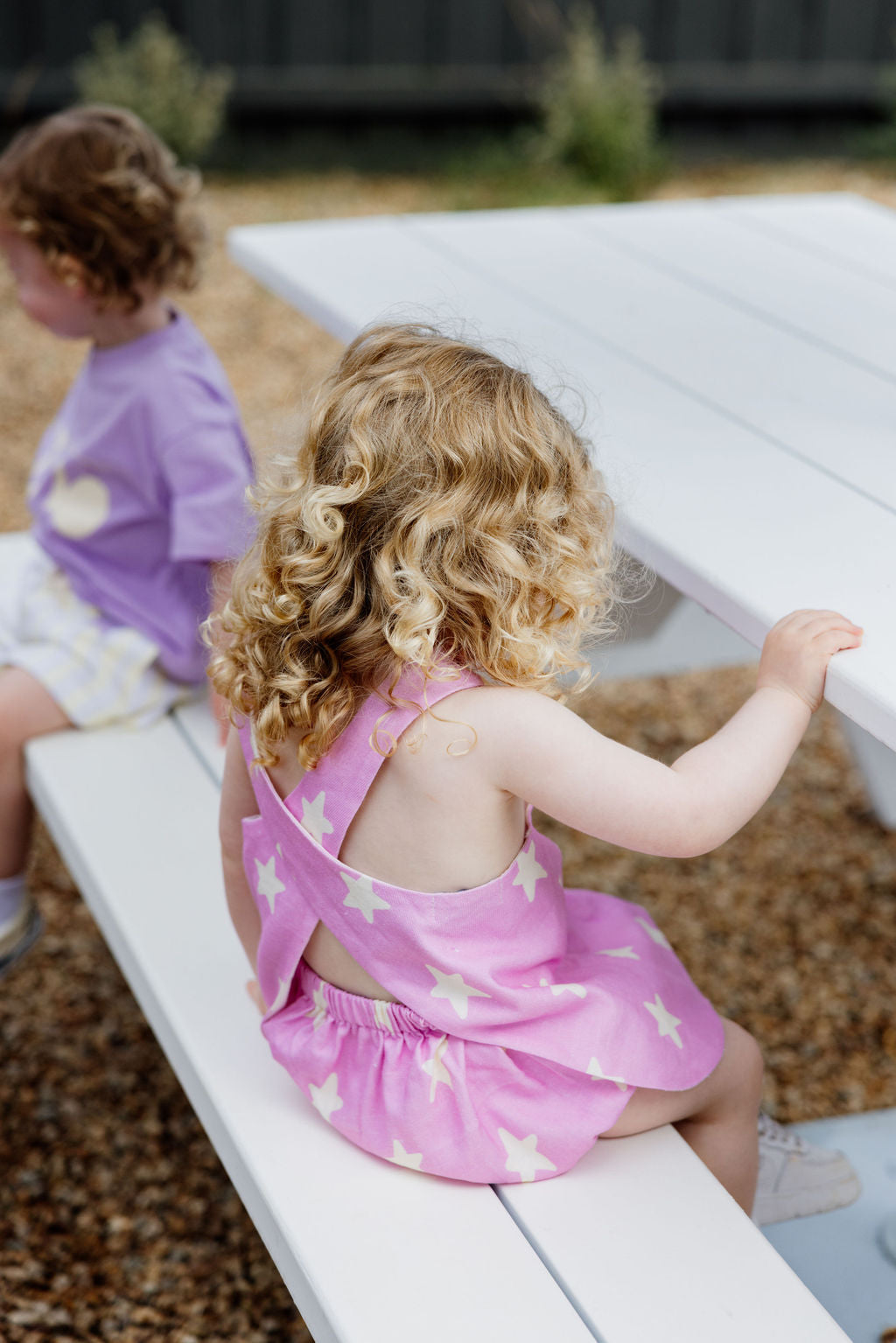 Sunday Siblings - The Mackenzie Dress and Bloomers - Pink