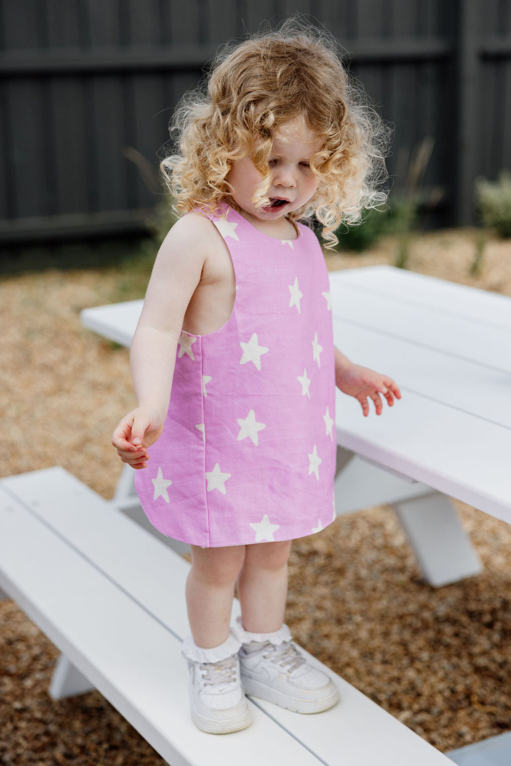 Sunday Siblings - The Mackenzie Dress and Bloomers - Pink