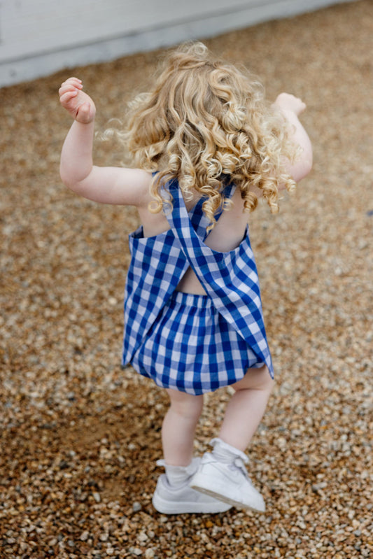 Sunday Siblings - The Mackenzie Dress and Bloomers - Gingham