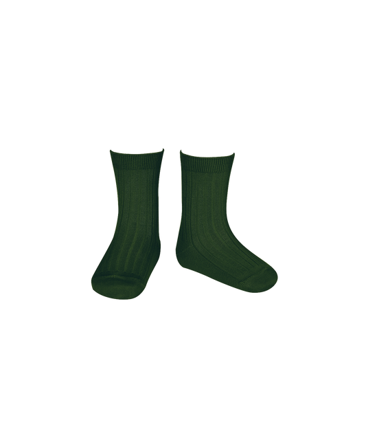 Condor - Rib Short Sock - Verde Botella